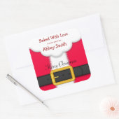 Kerstkoekjes, Snoep & Traktaties, Santa Stickers (Envelop)