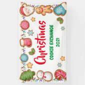 Kerstkoekjes Spandoek (Verticaal)