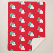 kerstkoekjes Sprinkles Bakery Treeit Sherpa Deken (Voorkant)