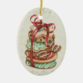 Kerstkoekjes - SRF Keramisch Ornament (Voorkant)
