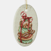 Kerstkoekjes - SRF keramische siervoorwerpen Keramisch Ornament (Rechts)