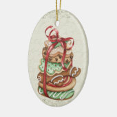 Kerstkoekjes - SRF keramische siervoorwerpen Keramisch Ornament (Links)