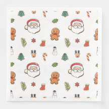 Kerstkoekjes standaard servetten