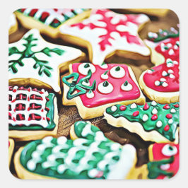 Kerstkoekjes Stickers