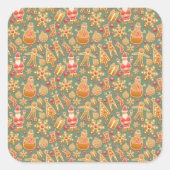 Kerstkoekjes Stickers (Voorkant)