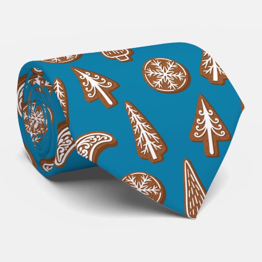 kerstkoekjes stropdas (Opgerold)