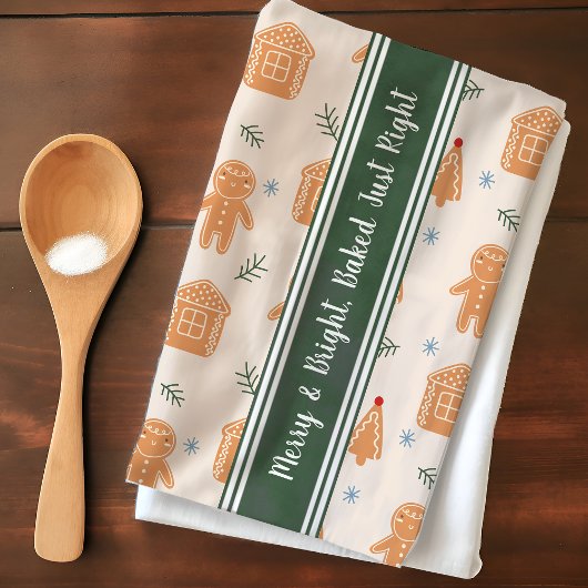 Kerstkoekjes Suikerbroodmannetje Persoonlijk Theedoek