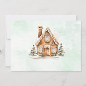 Kerstkoekjes Sweet Een 1e Verjaardagsfoto Kaart (Achterkant)