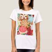 Kerstkoekjes T-shirt (Voorkant)