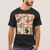 Kerstkoekjes T-shirt (Voorkant)