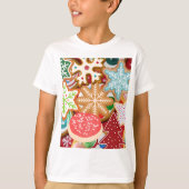 Kerstkoekjes T-shirt (Voorkant)