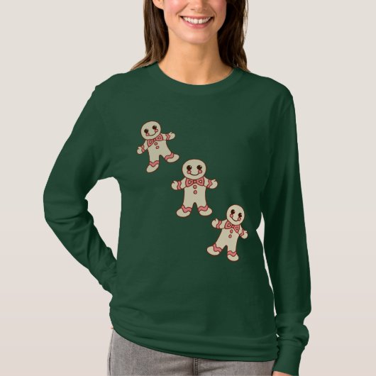 Kerstkoekjes T-shirt (Voorkant)