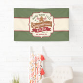 Kerstkoekjes taart verkopers spandoek (Insitu)