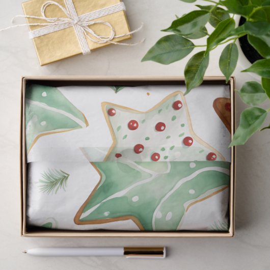 Kerstkoekjes taarten peperkoek mannen Kerstmis Tissuepapier (Geschenk)