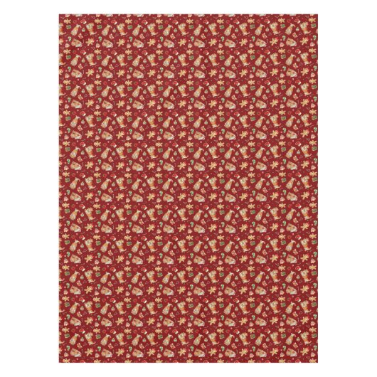 kerstkoekjes tafelkleed (Voorkant)