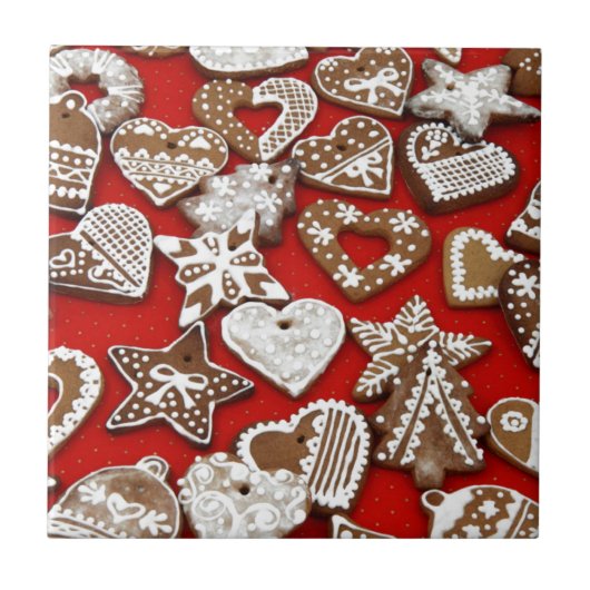 kerstkoekjes tegeltje (Voorkant)