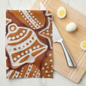 kerstkoekjes theedoek (Quarter Fold)