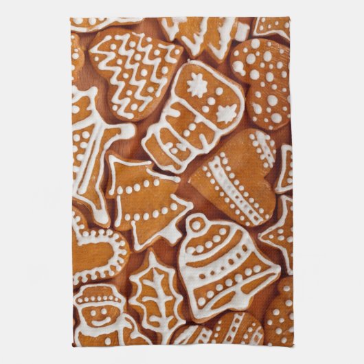 kerstkoekjes theedoek (Verticaal)