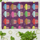 kerstkoekjes theedoek (Gevouwen)