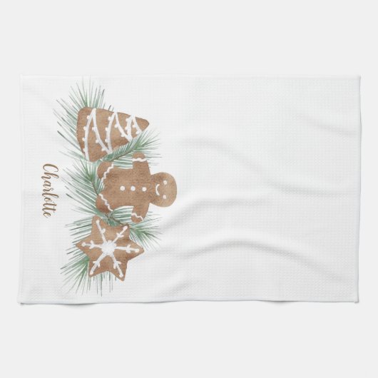 Kerstkoekjes Theedoek (Horizontaal)