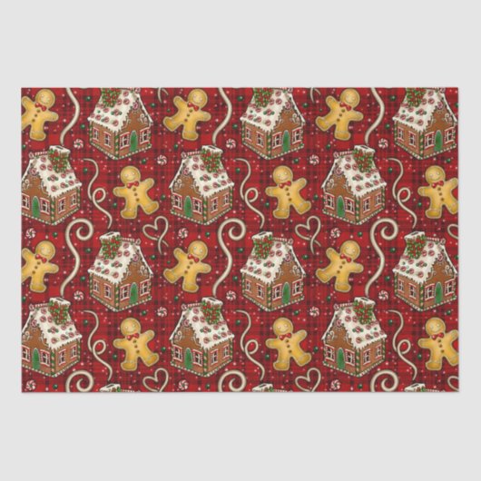 Kerstkoekjes Tissuepapier (Voorkant)