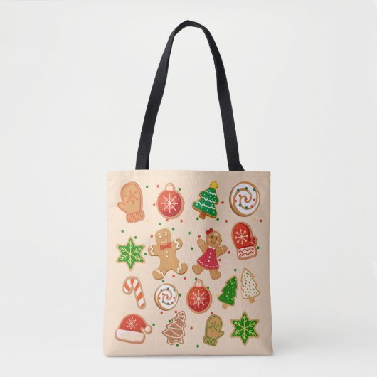 Kerstkoekjes Tote Bag (Voorkant)