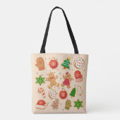 Kerstkoekjes Tote Bag (Achterkant)