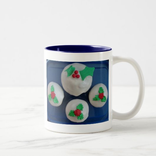 kerstkoekjes tweekleurige koffiemok (Rechts)