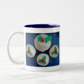 kerstkoekjes tweekleurige koffiemok (Links)