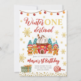 Kerstkoekjes uit het ontbijt Birthday Uitnodiging