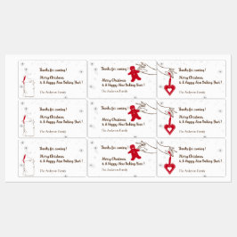 Kerstkoekjes Uitruil Feest Dank Je Wel Labels