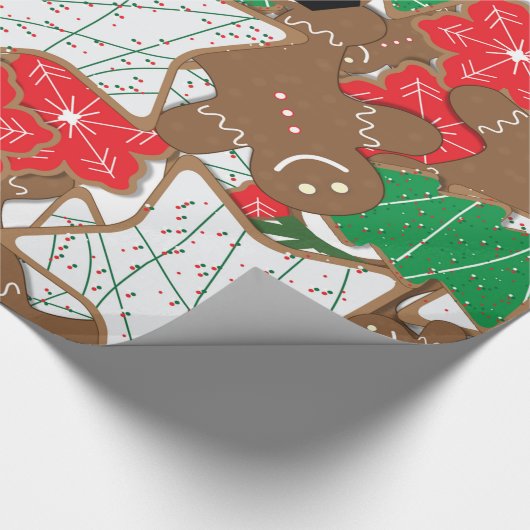 Kerstkoekjes Vakantie inpakpapier (Hoek)