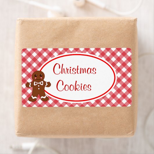 Kerstkoekjes van gemberkoek Labels (Insitu)