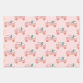  kerstkoekjes van Truck Groovy Roze Inpakpapier Vel (Voorkant 2)