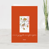 Kerstkoekjes van Vera Trembach Feestdagen Kaart (Achterkant)