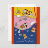 Kerstkoekjes van Vera Trembach Feestdagenkaart (Voorkant / Achterkant)