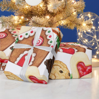 Kerstkoekjes Verpakkingspapier Cadeaupapier