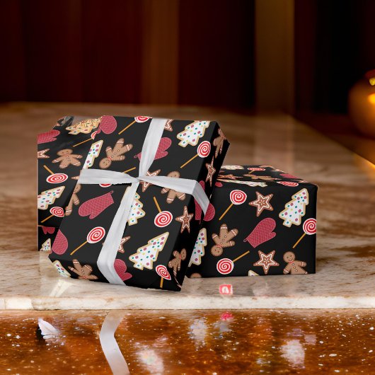 Kerstkoekjes Verpakkingspapier Cadeaupapier