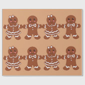 Kerstkoekjes Verpakkingspapier Cadeaupapier (Vlak)