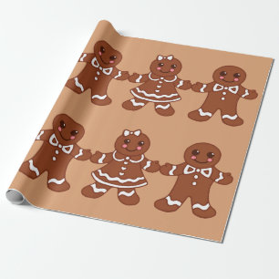 Kerstkoekjes Verpakkingspapier Cadeaupapier