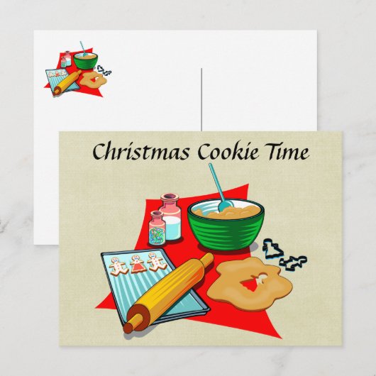 kerstkoekjes voor feestdagen (Voorkant / Achterkant)