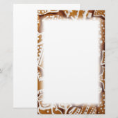 kerstkoekjes voor feestdagen briefpapier (Voorkant / Achterkant)