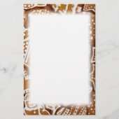 kerstkoekjes voor feestdagen briefpapier (Voorkant)