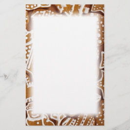 kerstkoekjes voor feestdagen briefpapier