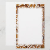 kerstkoekjes voor feestdagen briefpapier (Voorkant / Achterkant)