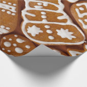 kerstkoekjes voor feestdagen cadeaupapier (Hoek)