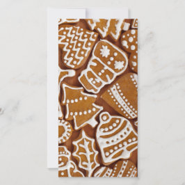 kerstkoekjes voor feestdagen feestdagenkaart