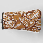 kerstkoekjes voor feestdagen golfheadcover (Voorkant)