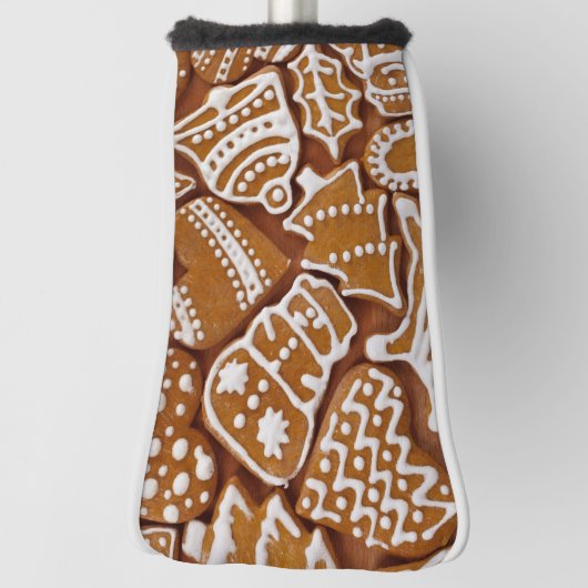 kerstkoekjes voor feestdagen golfheadcover (Draai 90)