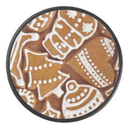 kerstkoekjes voor feestdagen hockey puck